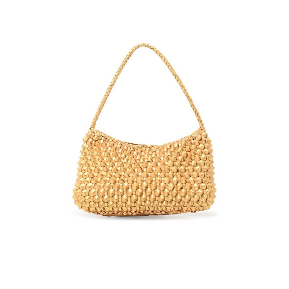 Dragon Diffusion 'Basil Cactus' 'Gold Foil' Gold Leather Bag Women